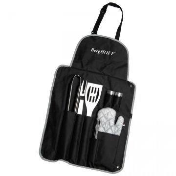 Essentials 9-delige barbecue set in schort
