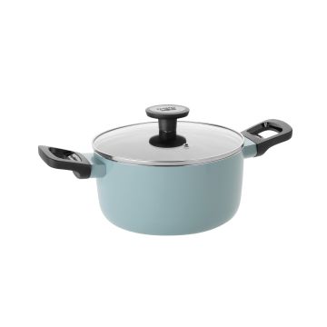 LEO Kookpot antikleef met deksel Slate 20x10cm