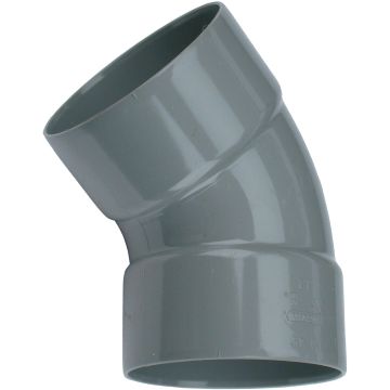 WAVIN WADAL PVC L-CURVE 45 DEGR 90 M/M